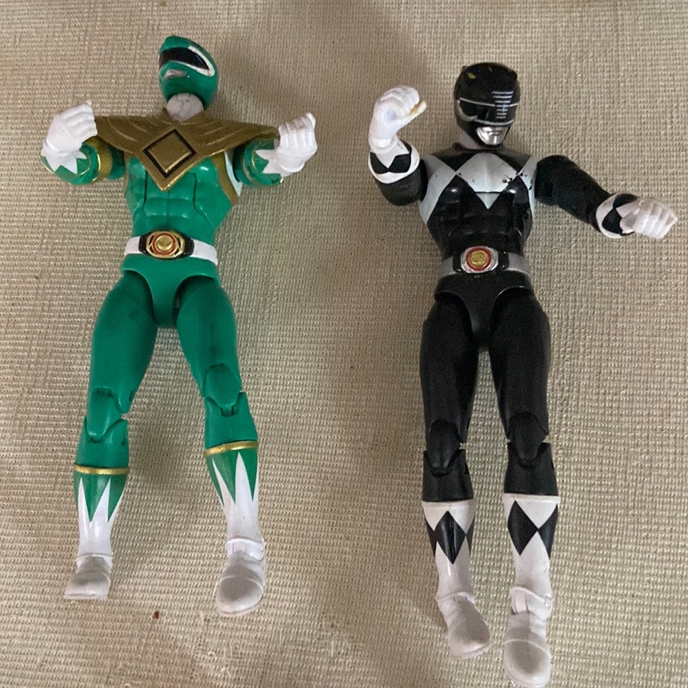 Rare vintage mighty Morphin power rangers toys 1992
